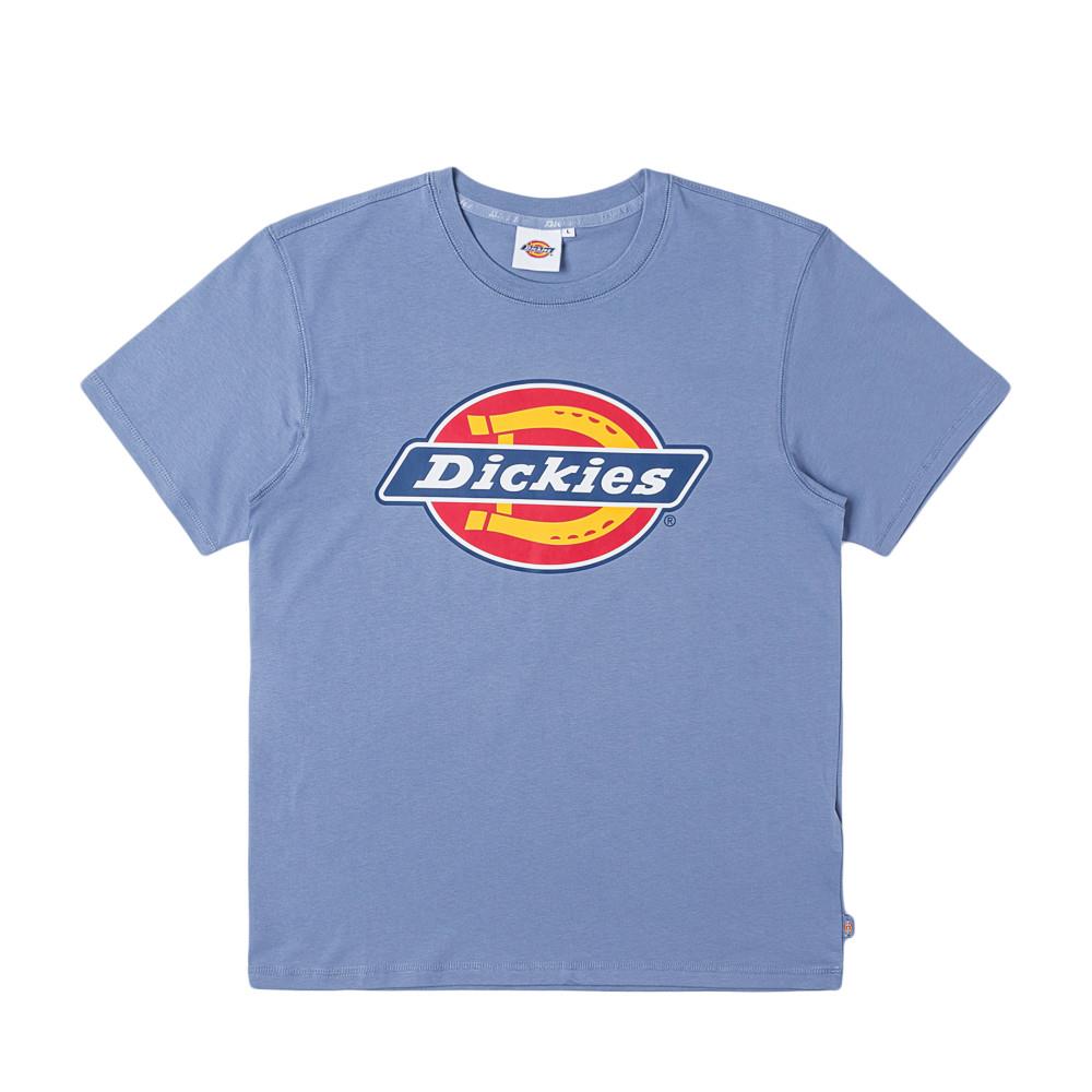 Dickies男女款鄉間藍胸前品牌經典三色大Logo短袖T恤|DK0A88R7K37