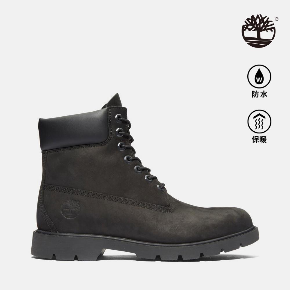【網路限定】Timberland 男款黑色Timberland®休閒防水6吋靴|19039001
