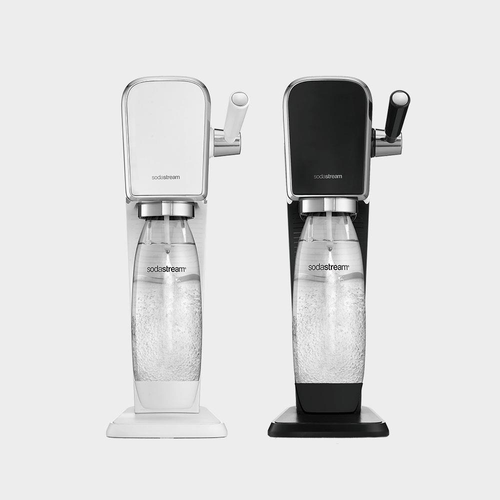 【舊換新送交換鋼瓶】ART 氣泡水機 (黑/白) 送粉色快扣鋼瓶x1(需交換藍色旋轉空鋼瓶x1)