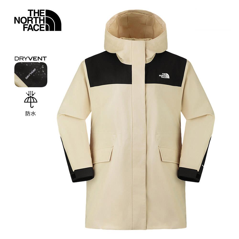 The North Face北面女款咖啡色DryVent防水透氣衝鋒衣｜8C0Y4D5