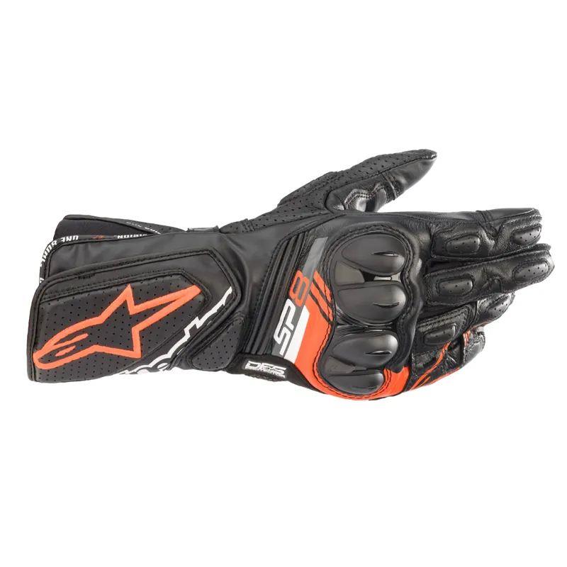 【頂級手套】Alpinestars A星 SP-8 V3 GLOVES 黑螢光紅 賽道 防摔手套