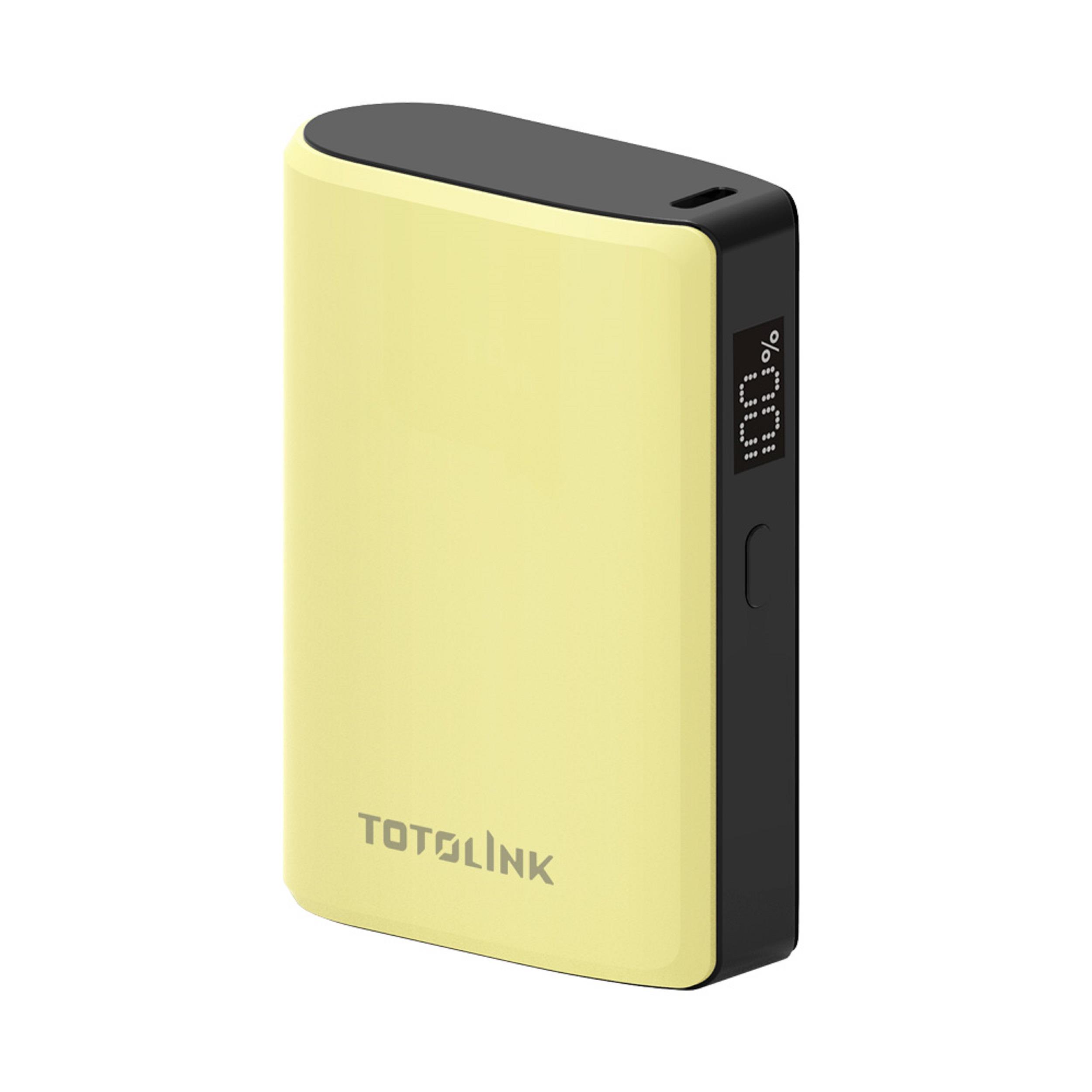 【TOTOLINK】雙向快充掌心迷你行動電源-YL((晨黃/T10000-YL/Type-C+USB-A/PD20W))