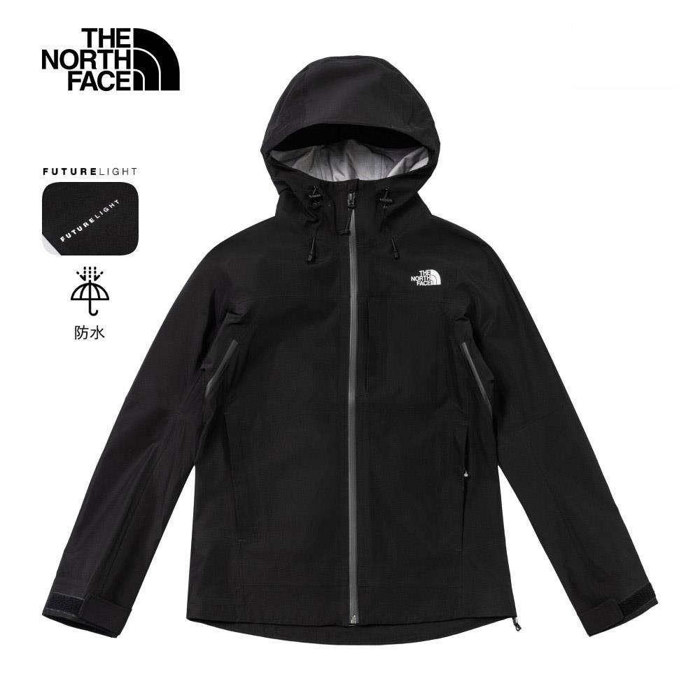 The North Face北面女款黑色FUTURELIGHT防水透氣衝鋒衣｜8DHZJK3
