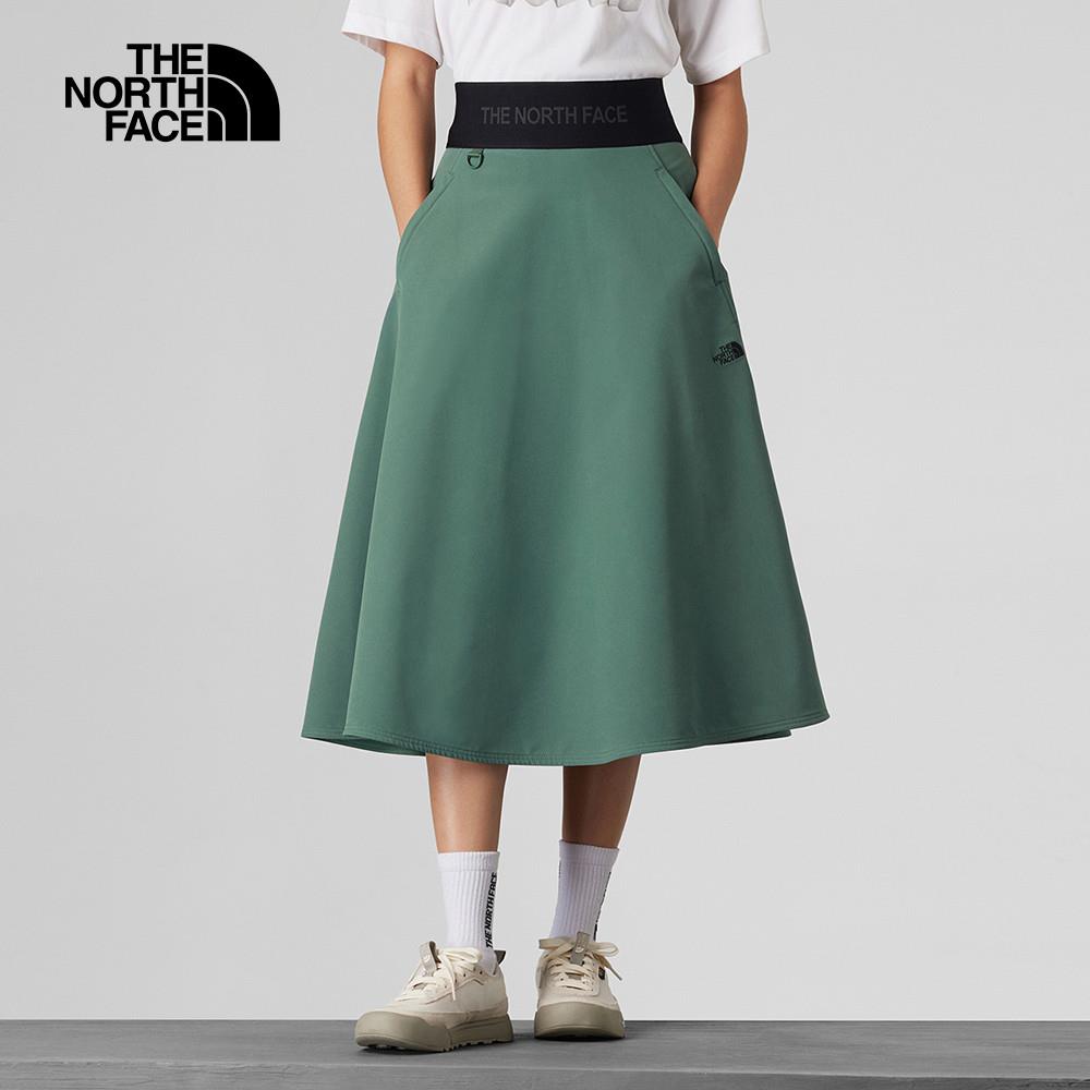 The North Face北面UE女款綠色DWR防潑水長裙｜8CJ5HCH