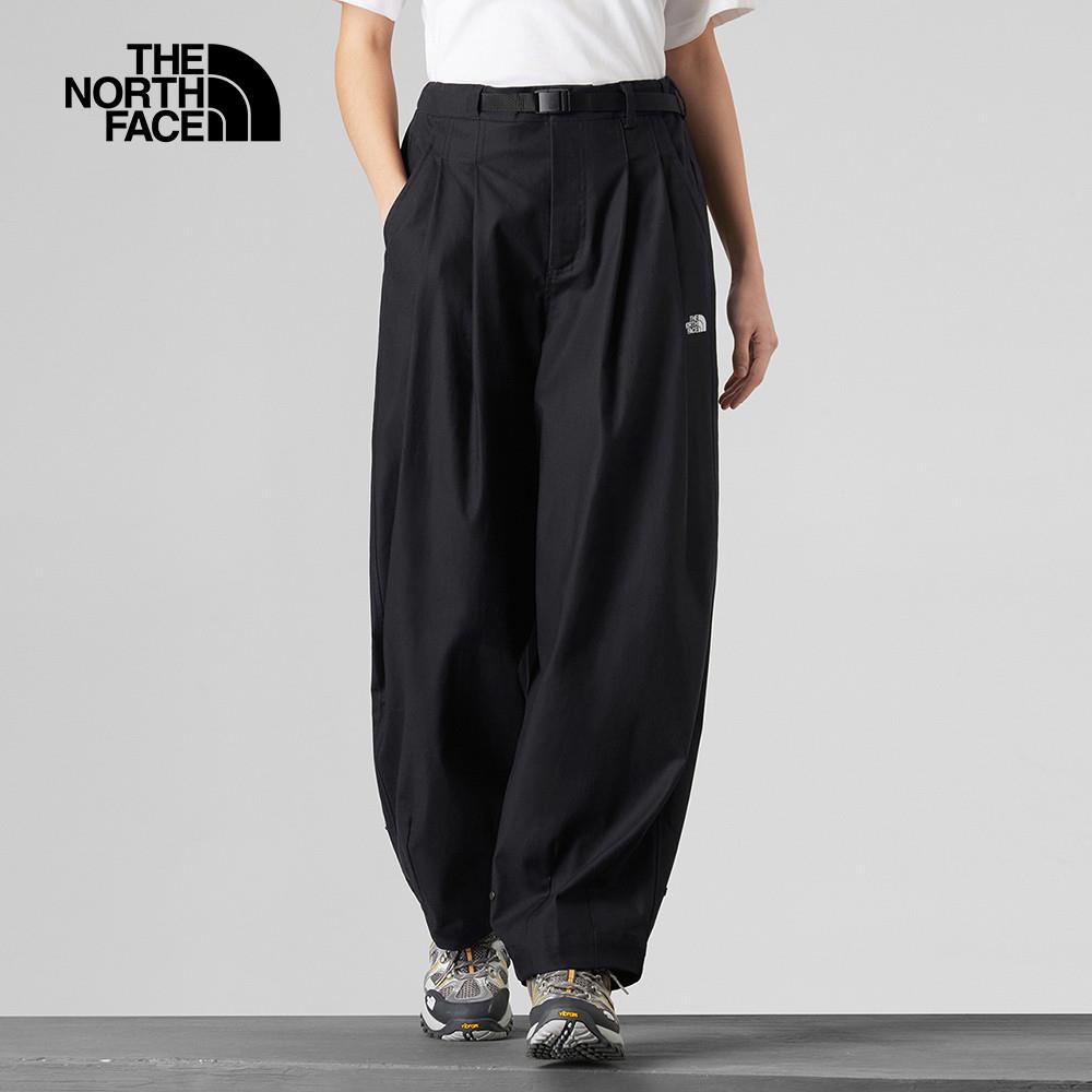 The North Face北面UE女款黑色DWR防潑水休閒長褲｜8EJNJK3