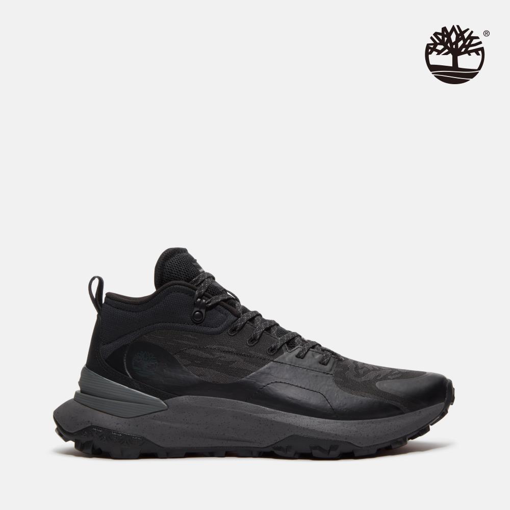 Timberland 男款黑色Motion Access中筒健走鞋|A6DBDEVC