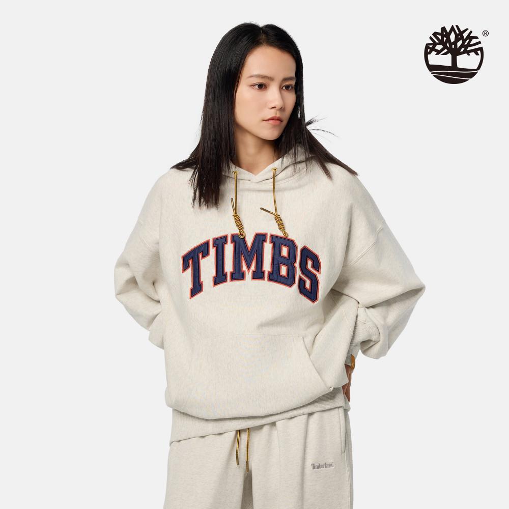 【限店販售】Timberland 東京設計系列灰白色連帽上衣|A2KFK052