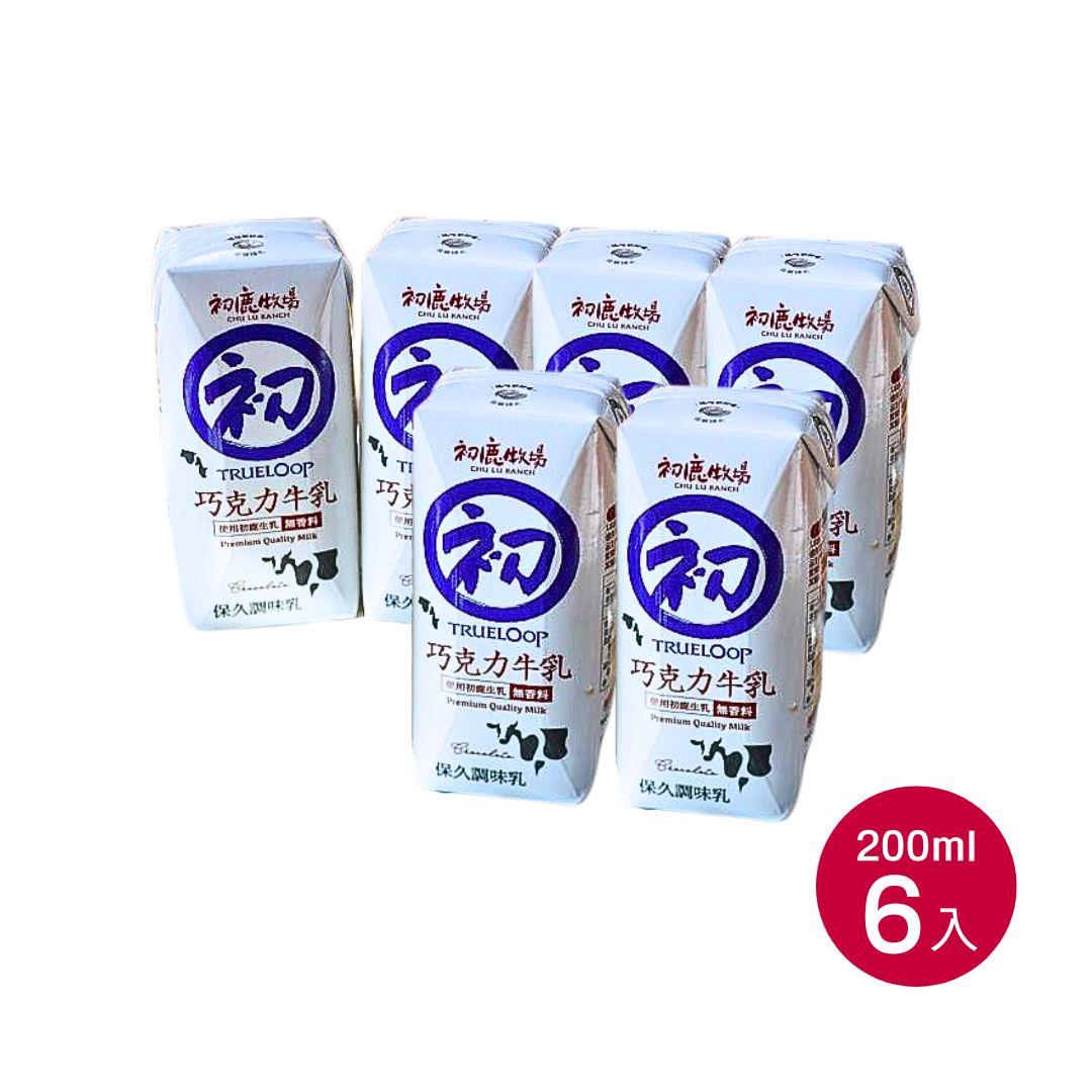 初鹿牧場巧克力保久乳200ml/6入(鮮時配)