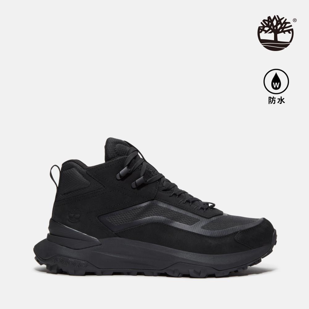 Timberland 男款黑色Motion Access防水中筒健走鞋|A6DX6EL0