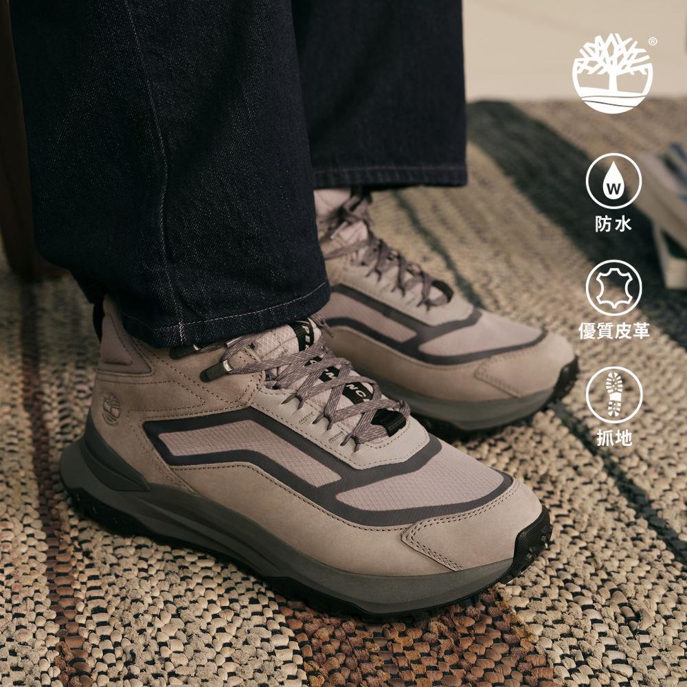 Timberland 男款灰色Motion Access防水中筒健走鞋|A6DX6EOT