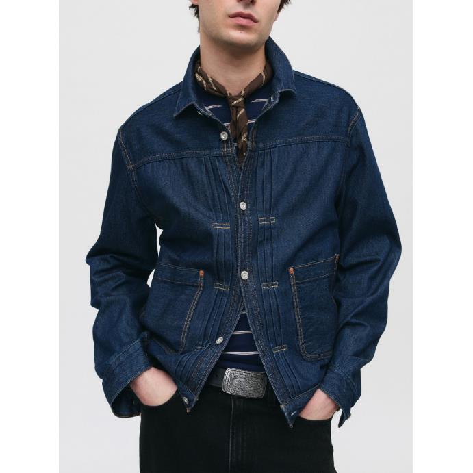 Levi’s® 男款 Pleated Blous 牛仔外套 人氣新品
