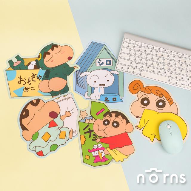 蠟筆小新Slim超薄造型滑鼠墊  Norns Original Design 電腦滑鼠桌墊