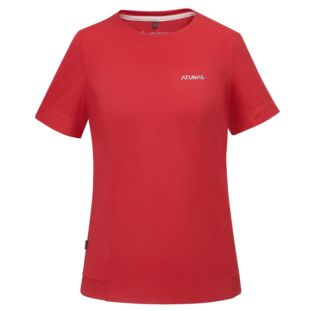 女款POLARTEC DELTA短袖T恤(A1TS2503W紅/抗臭/透氣/涼爽/彈性/貼身)