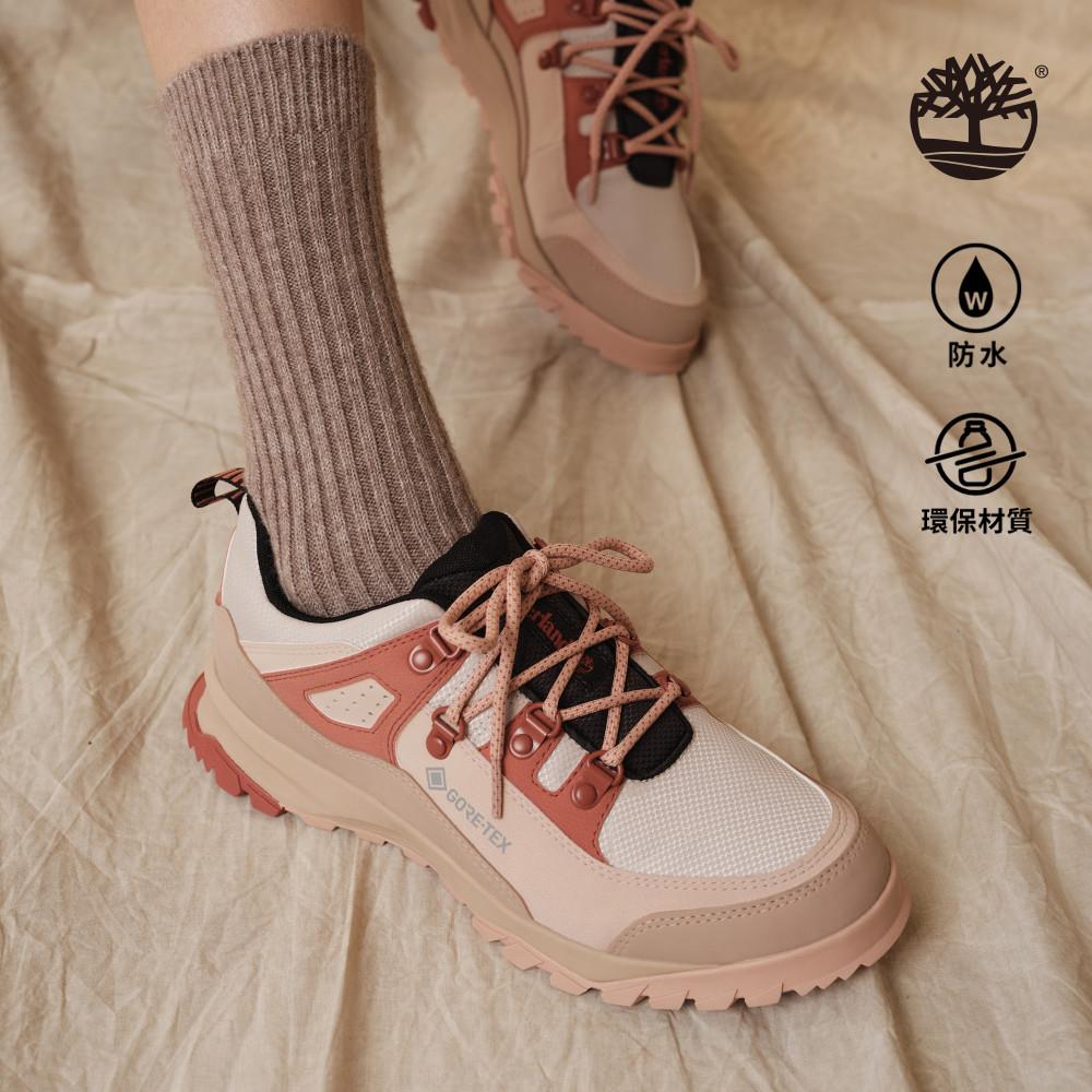 Timberland 女款紅色Lincoln Peak GORE-TEX防水低筒健行鞋|A2MMYET0