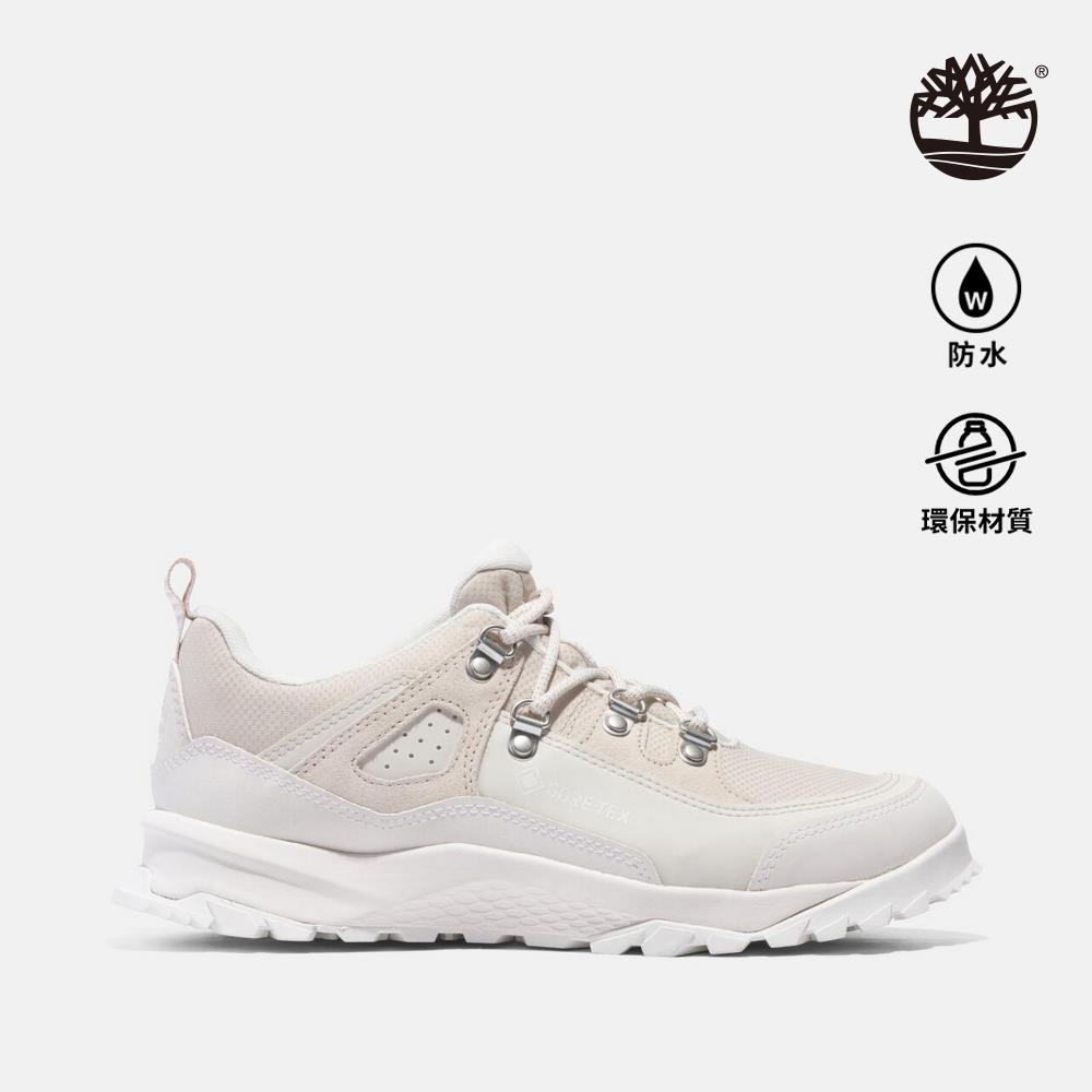 Timberland 女款白色Lincoln Peak GORE-TEX防水低筒健行鞋|A6488EM1