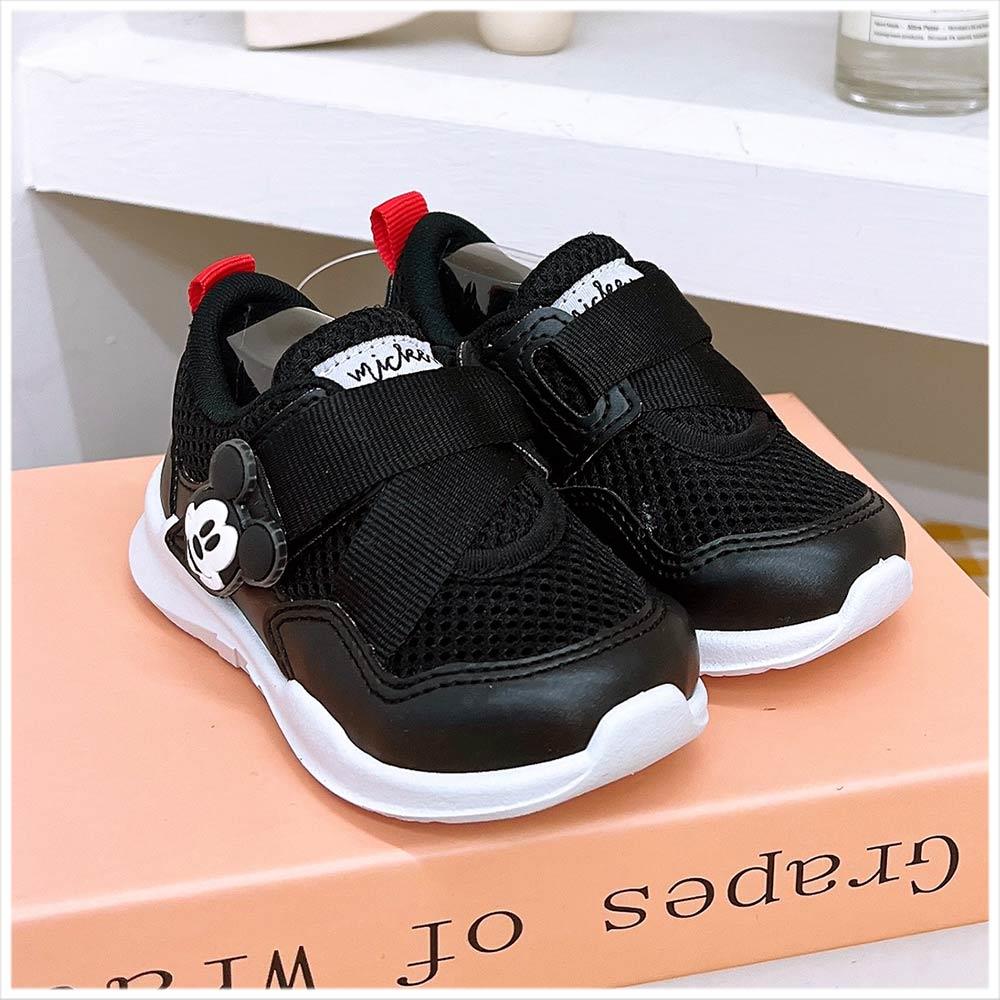 天藍小舖-迪士尼系列米奇彈性帶透氣兒童鞋-單1款-$590【A27270444】