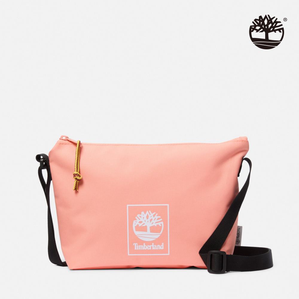 Timberland 女款桃粉色側背小包|A5W2FEOC