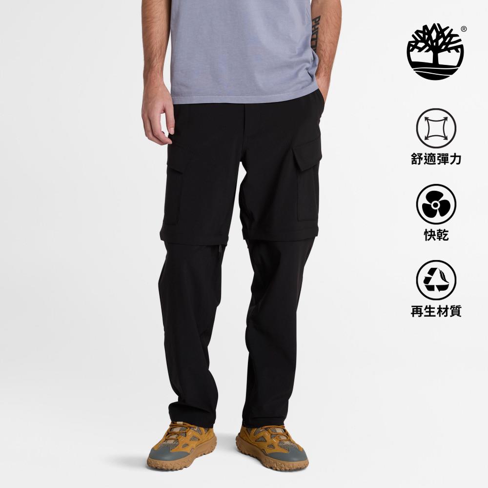 Timberland 男款黑色快乾兩截式長褲|A66XQ001