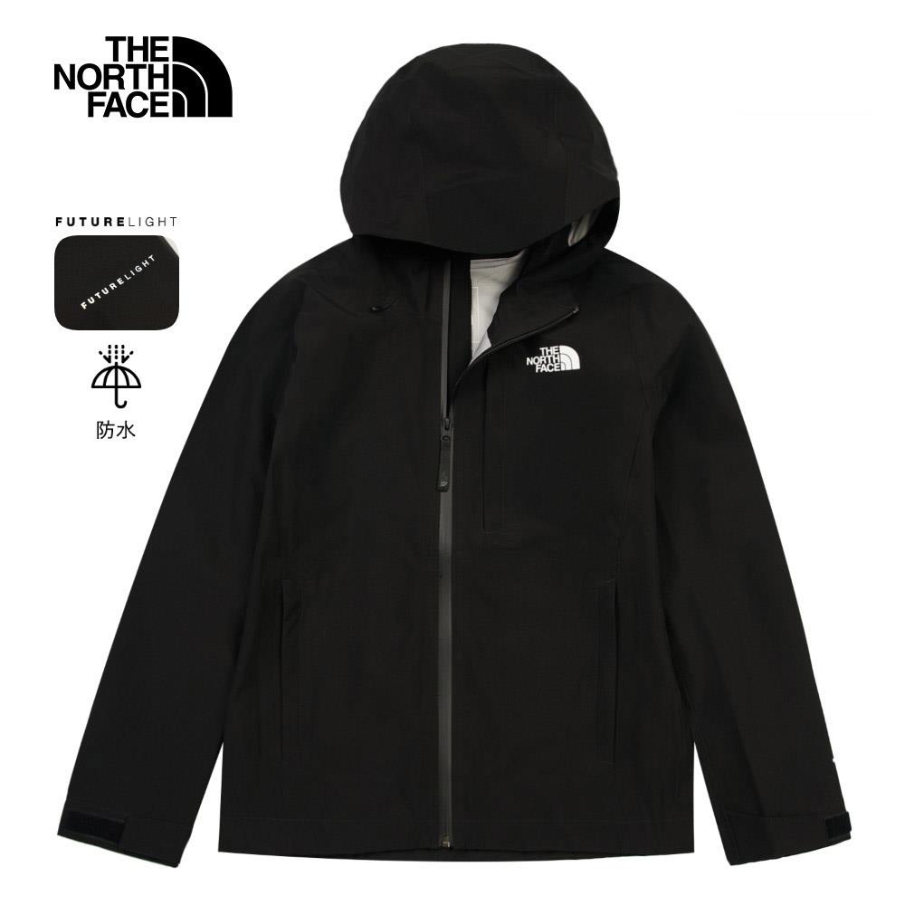 The North Face北面女款黑色FUTURELIGHT防水透氣衝鋒衣｜8DF1JK3