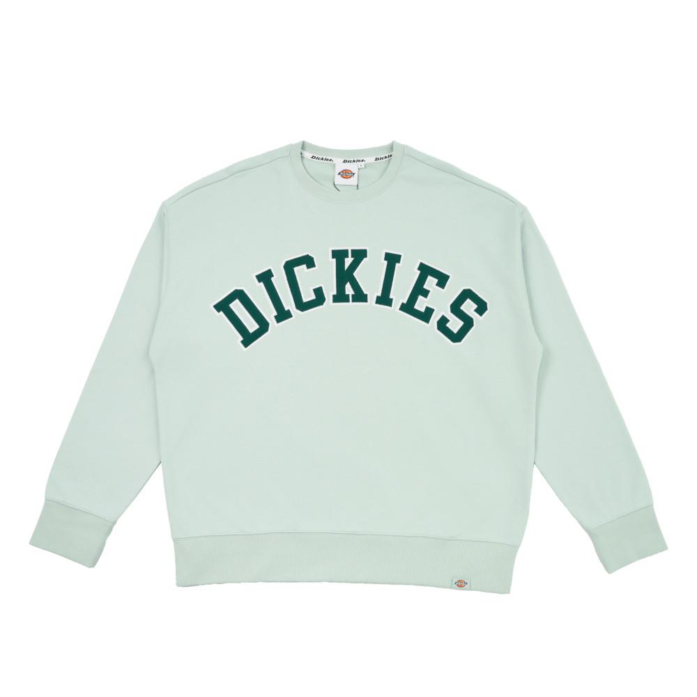Dickies男款浪花藍胸前大尺寸Logo刺繡寬鬆大學T|DK013103SP1