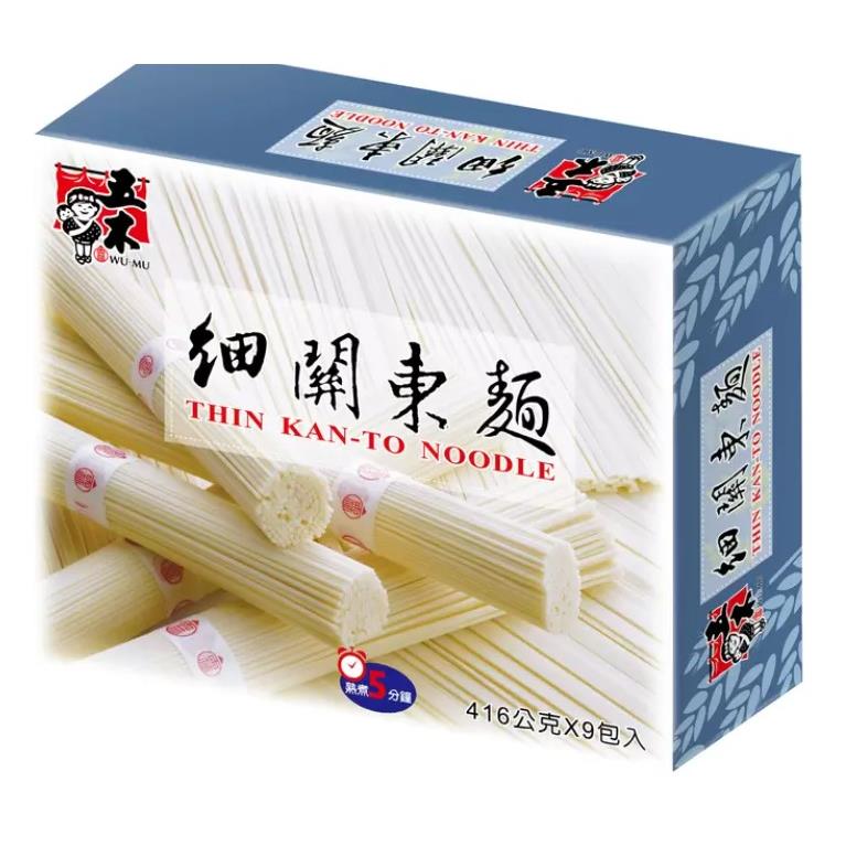 【美式賣場】五木細關東麵 (416gx9)