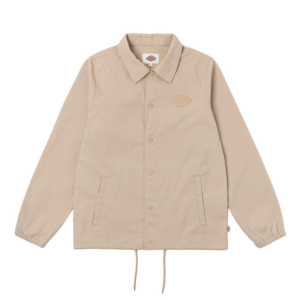 Dickies男款愛爾蘭白胸前品牌Logo舒適柔軟教練外套|DK0A881LF95
