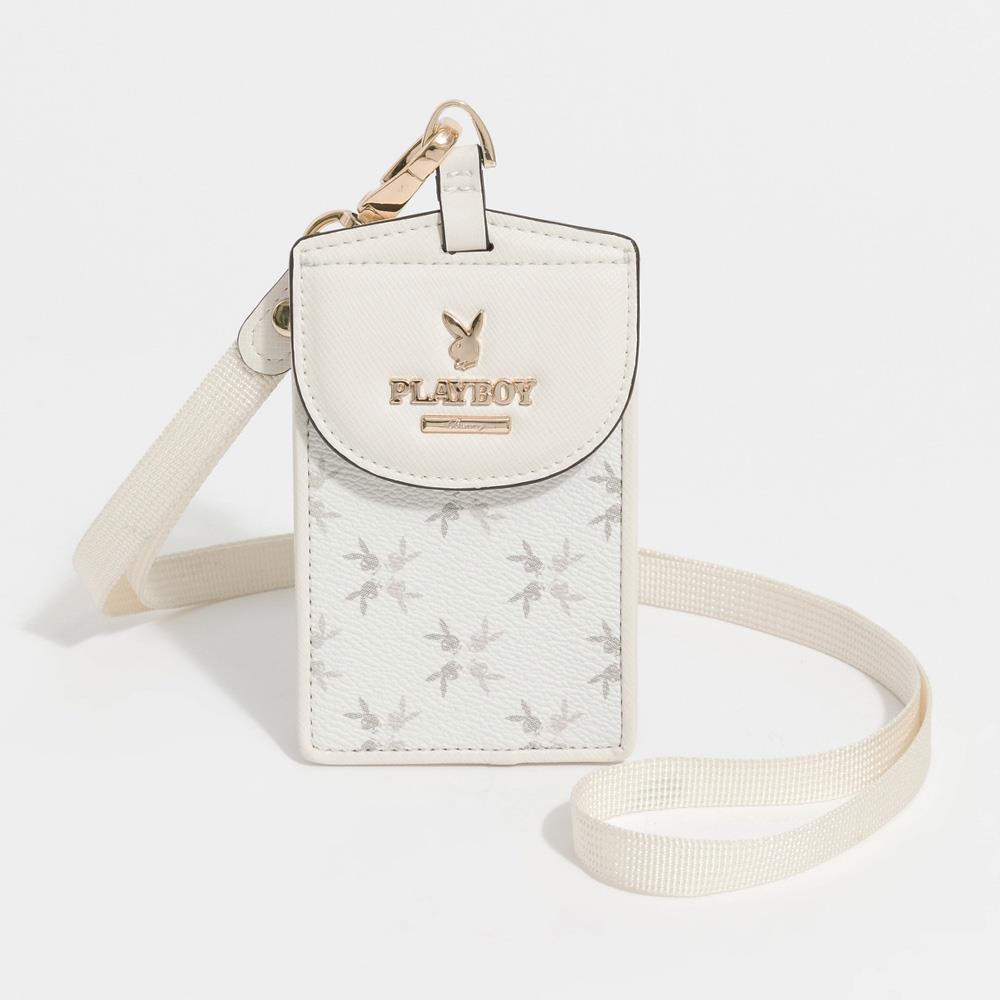 PLAYBOY-證件夾 White Bunny系列 - 米白色(551-0116-01-2)