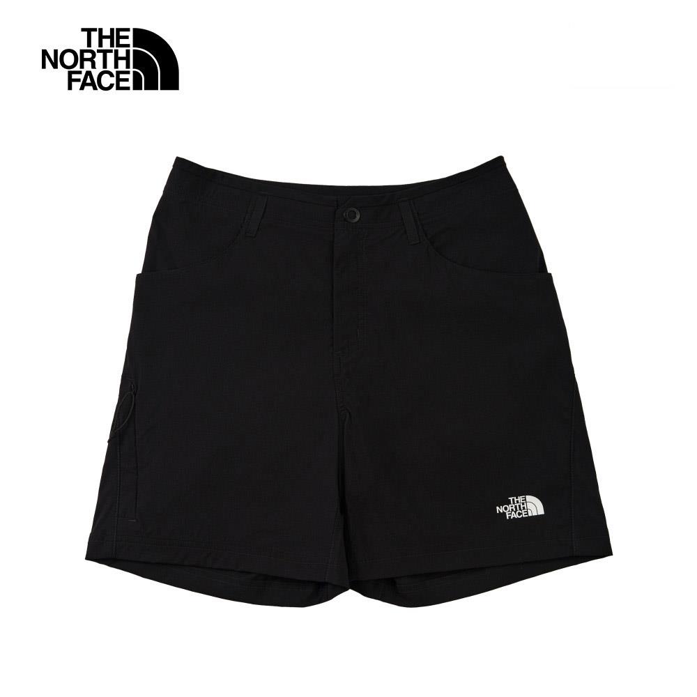 The North Face北面女款黑色多口袋休閒短褲｜8EYTJK3