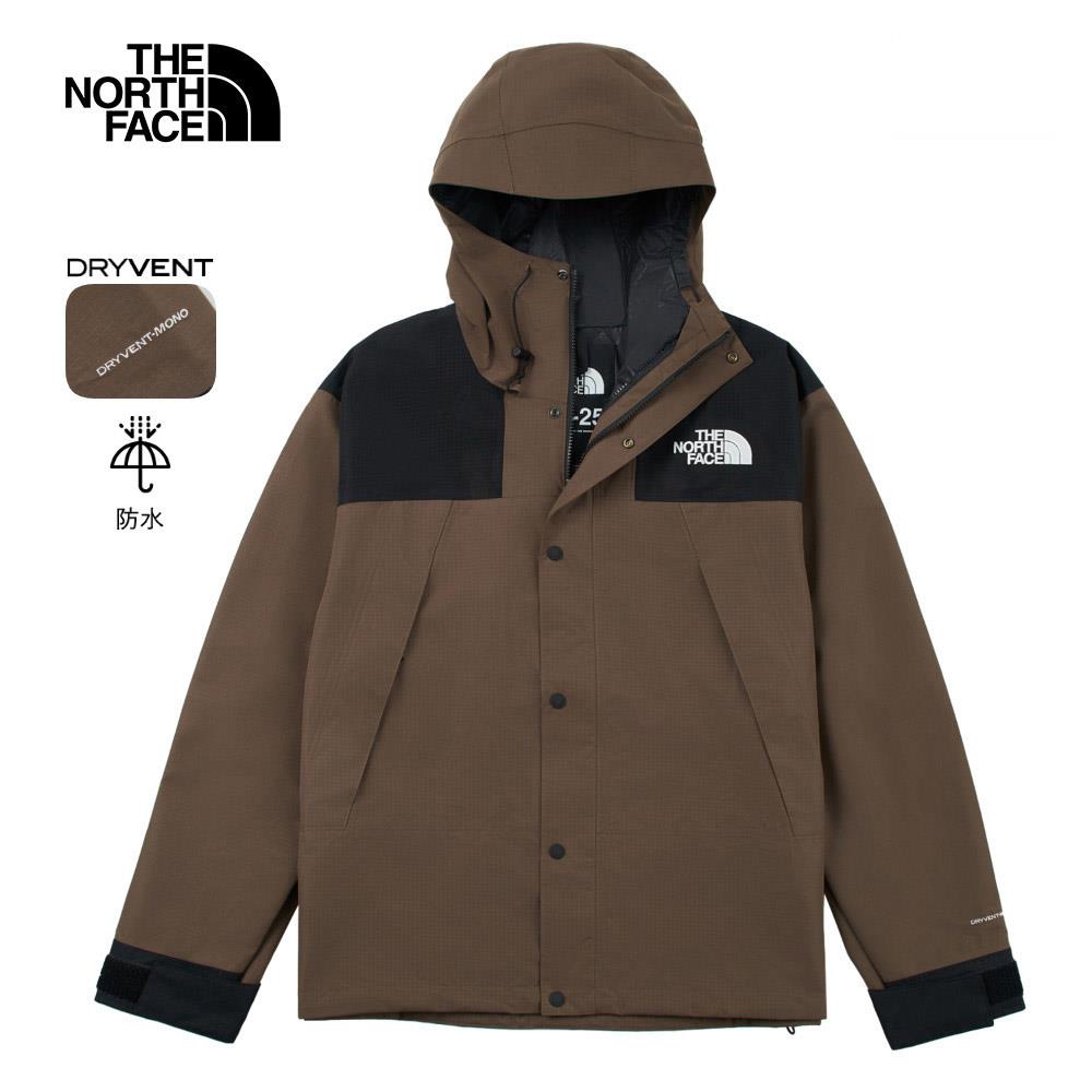 【經典ICON】The North Face北面男款棕色DryVent防水透氣衝鋒衣|88XF5EX