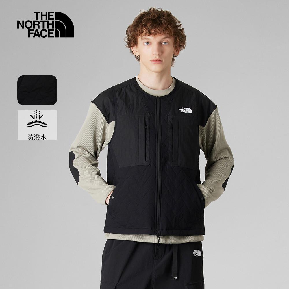 The North Face北面UE男款黑色DWR防潑水鋪棉背心|8CJCJK3