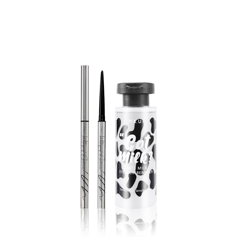 【新品上市】絕對持久抗暈眼線膠筆+燕麥奶眼唇卸妝液