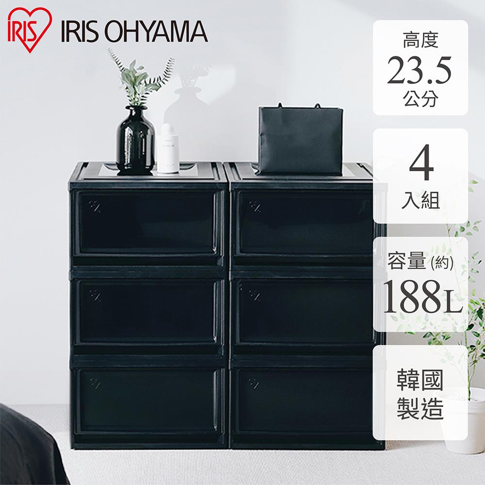 IRIS 抽屜式收納箱 4入 BC-500 完美主義【T0283】