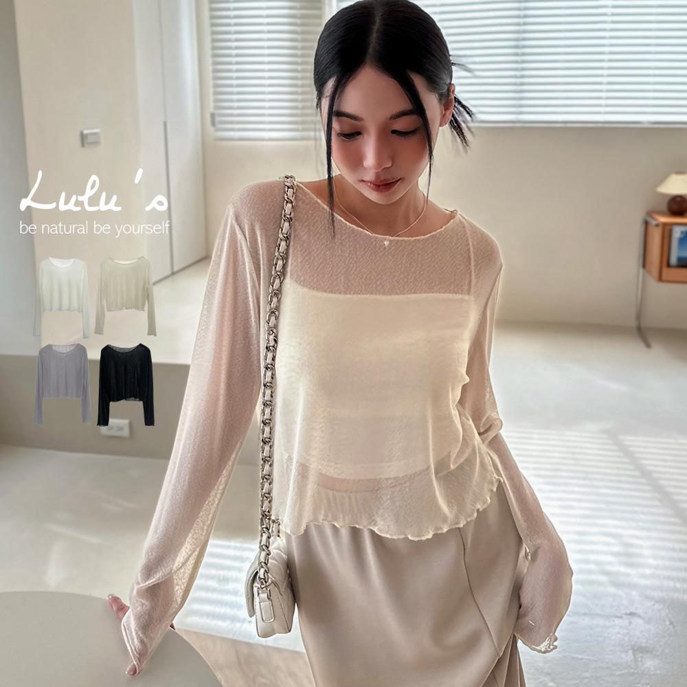 兩件570/唯美浪漫透膚網紗上衣４色【A01250001】
