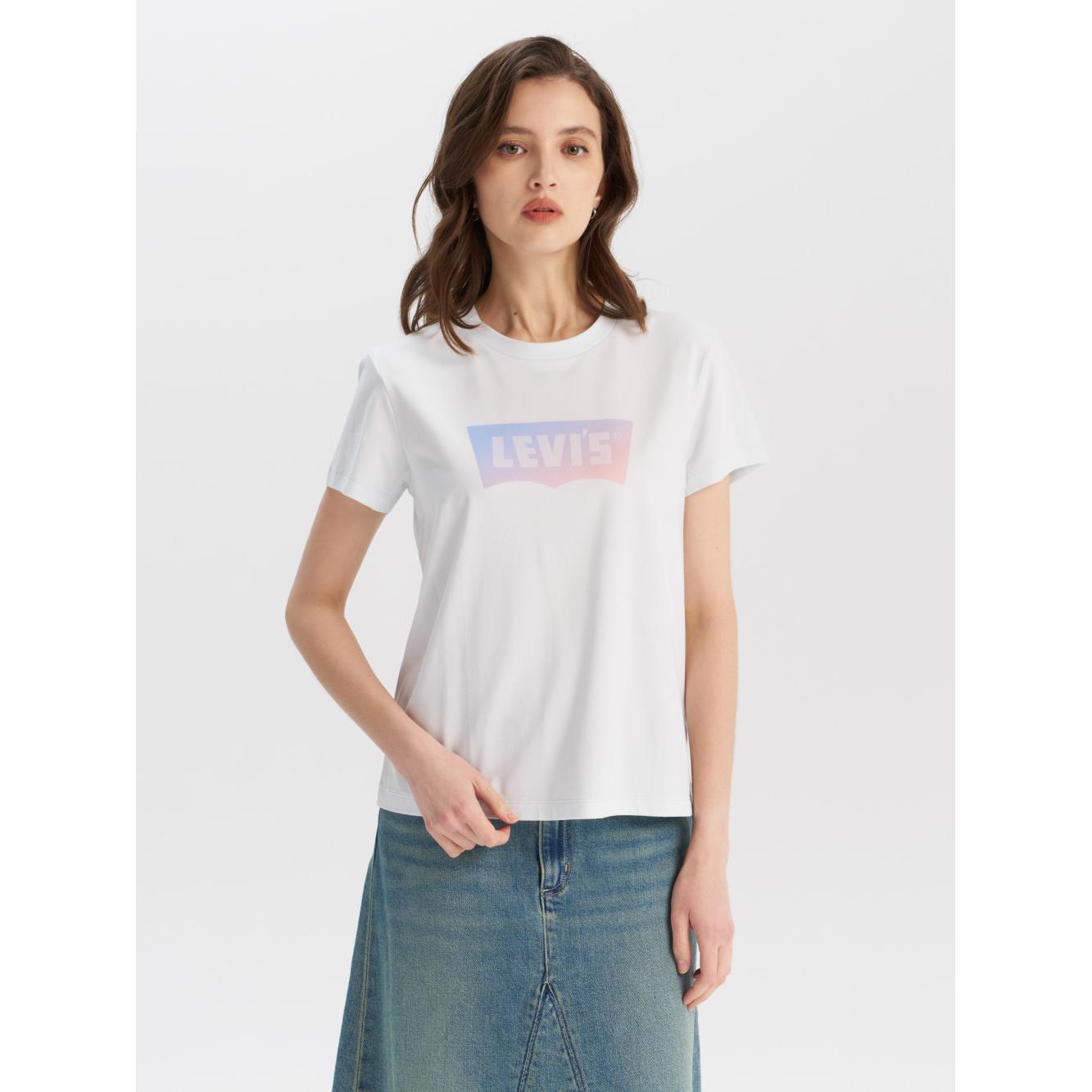 女款 圓領短袖 漸層LOGO 短t 人氣新品
