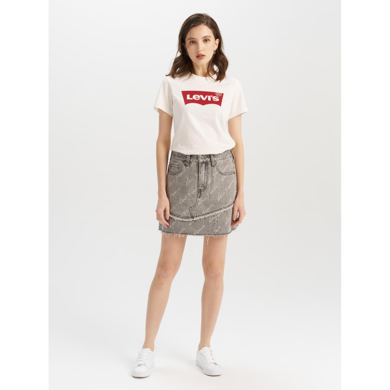 女款 牛仔裙 牛仔短裙 滿版LOGO設計 人氣新品