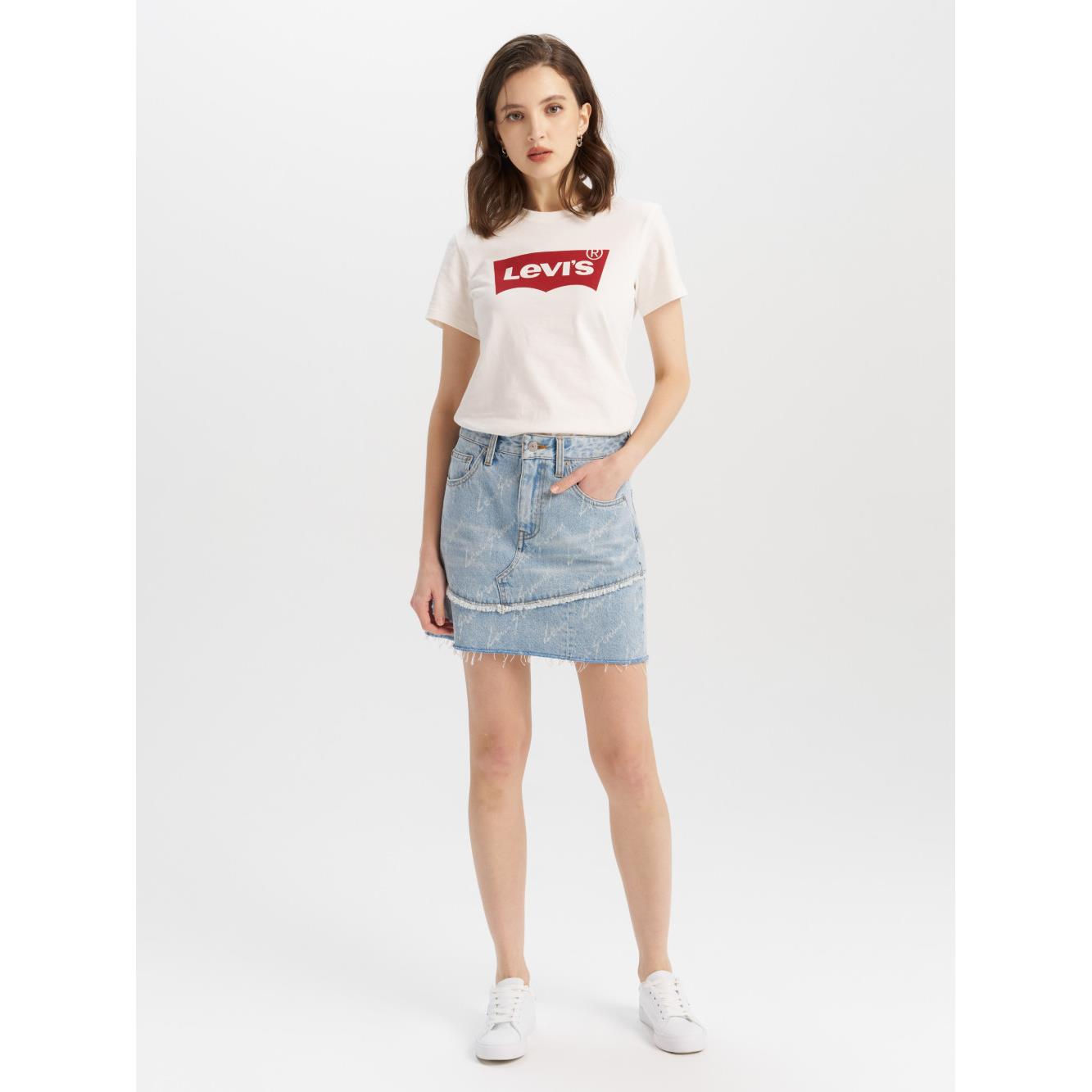 女款 牛仔裙 牛仔短裙 滿版LOGO設計 人氣新品