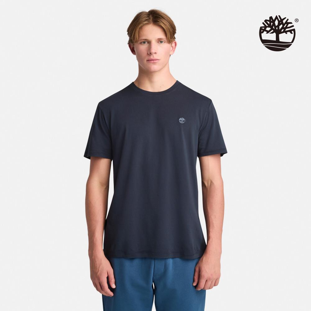 Timberland 男款深寶石藍休閒短袖T恤|A2PW3Z02