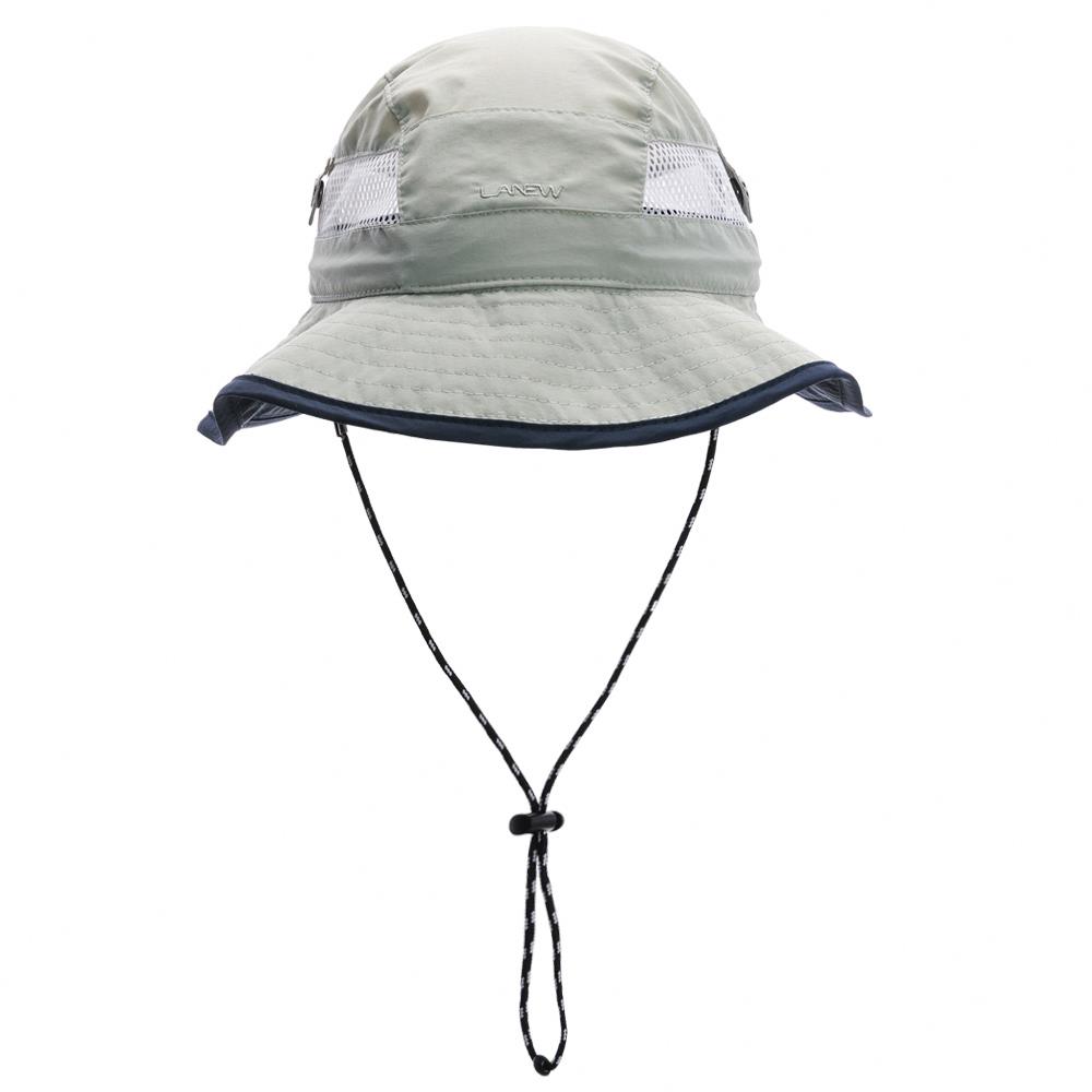 可拆式防風繩登山圓盤帽-冰川灰(289303940)