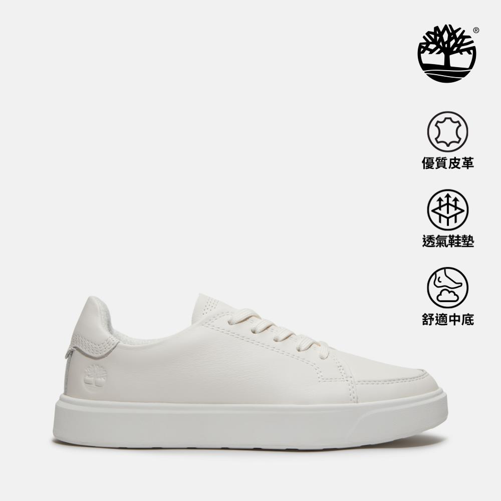 Timberland 女款白色Emerson Street低筒休閒鞋|A41JXEM2