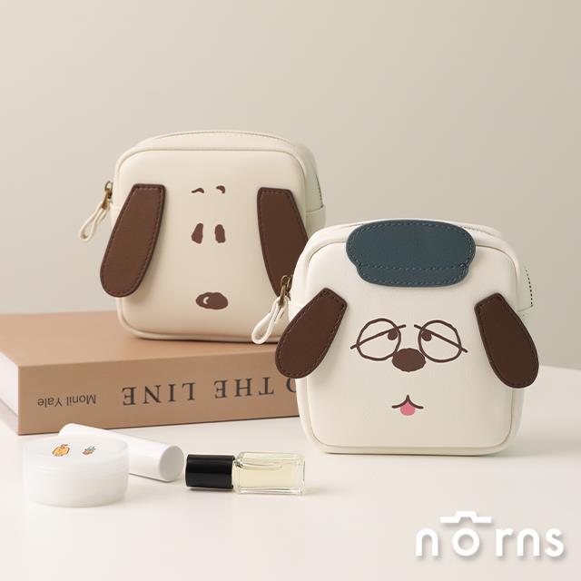 Peanuts史努比皮革小方包 Norns Original Desgin Snoopy & Olaf 隨身皮質收納包