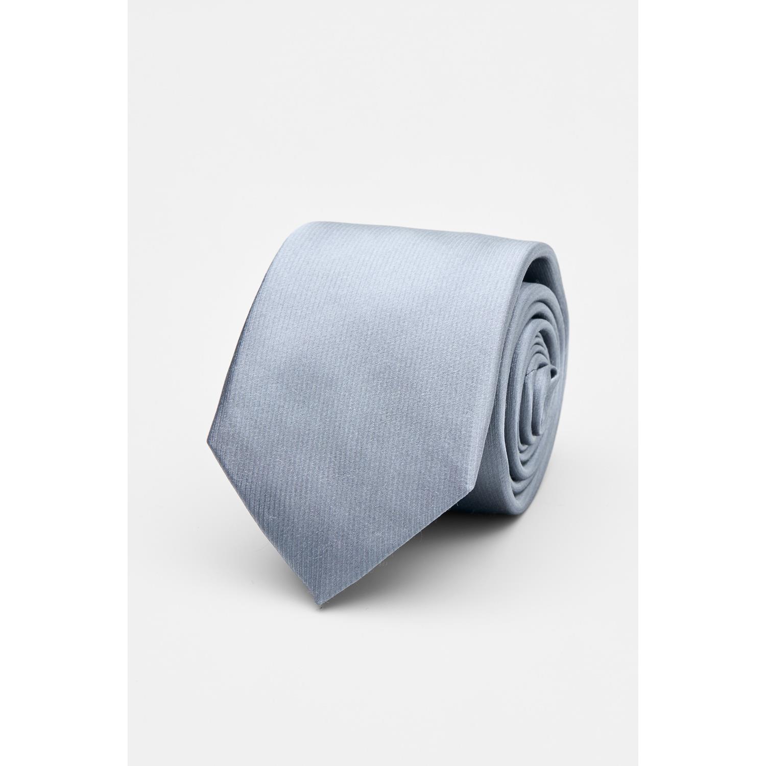 SST&C Silver Silk Tie | 00362502046