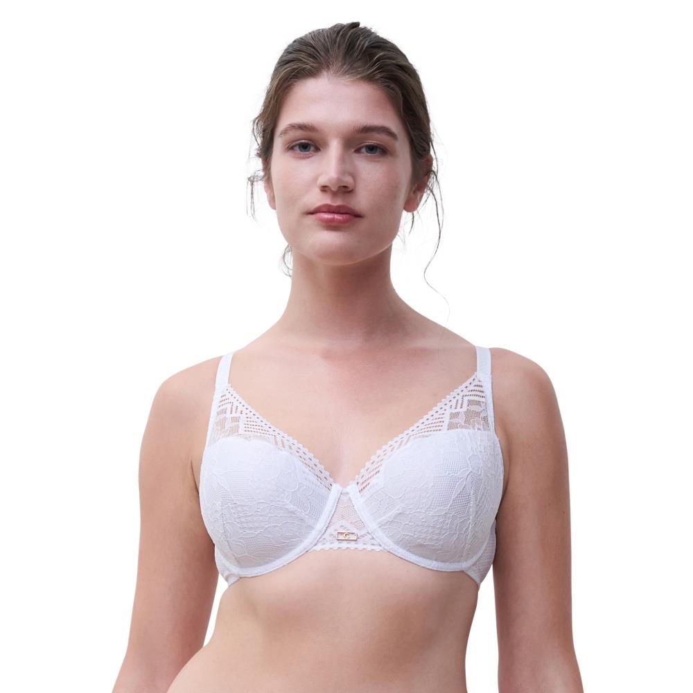 快閃5折起【Chantelle】深V Spacer T-Shirt Bra 內衣>BCD罩杯>白色(13XND_010)【Origins】