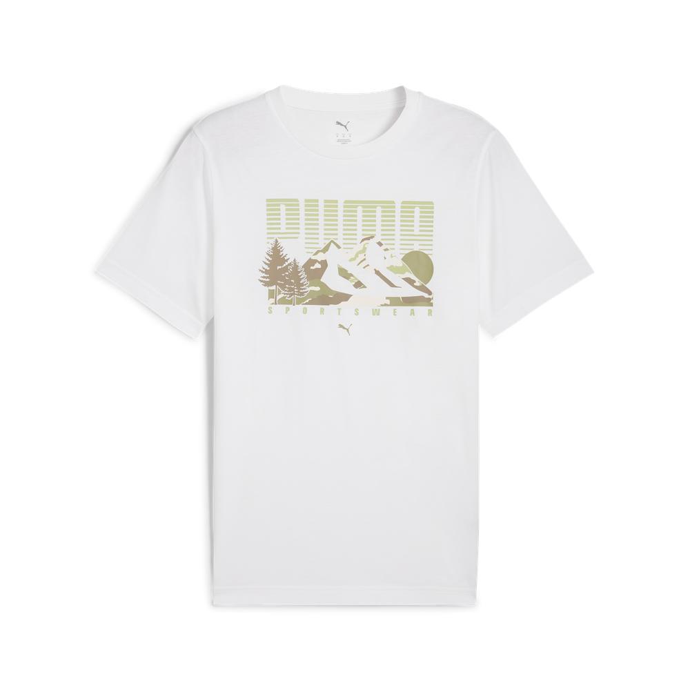 PUMA 基本系列Mountain短袖T恤 男性