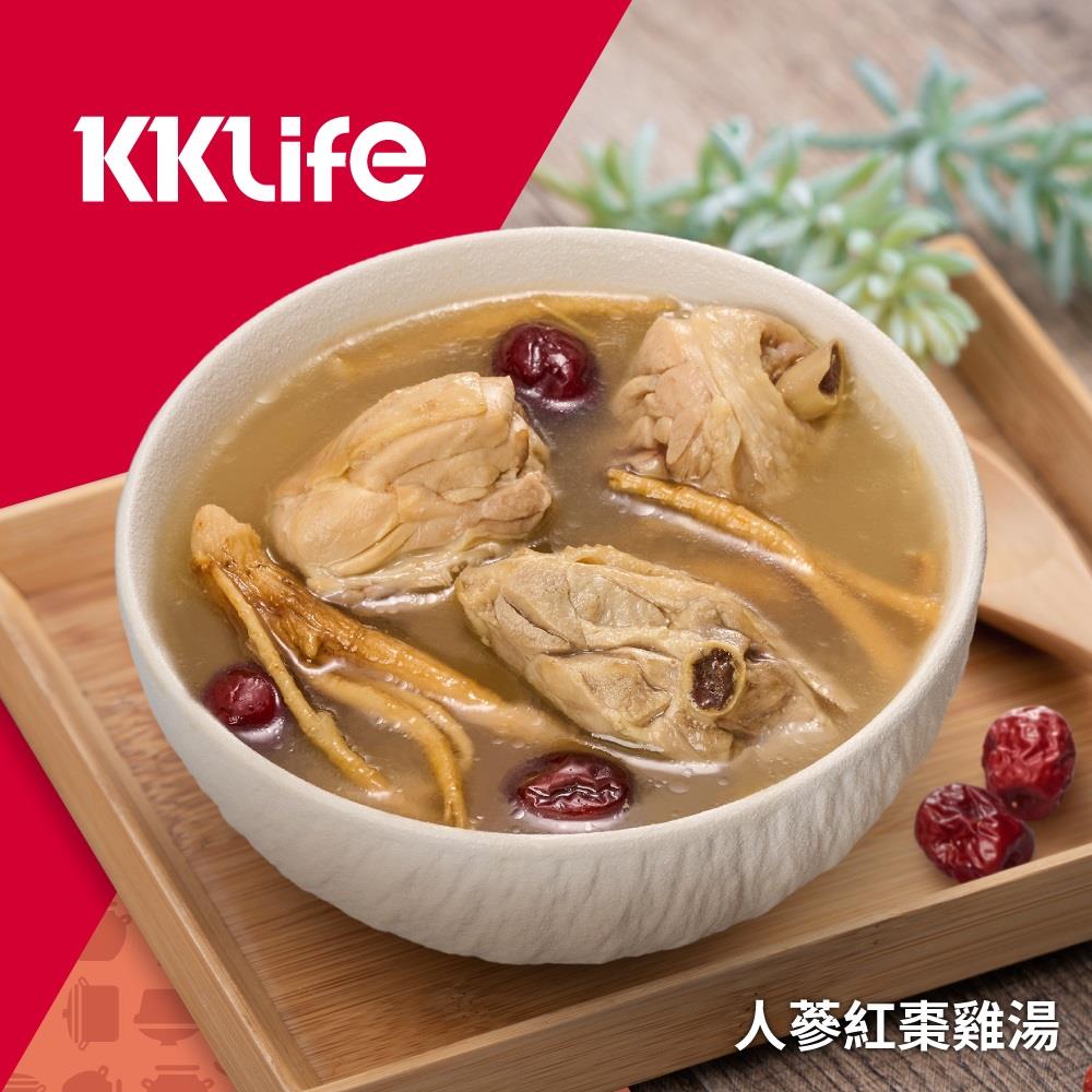 【KKLife】KKLife人蔘紅棗雞湯(500g)