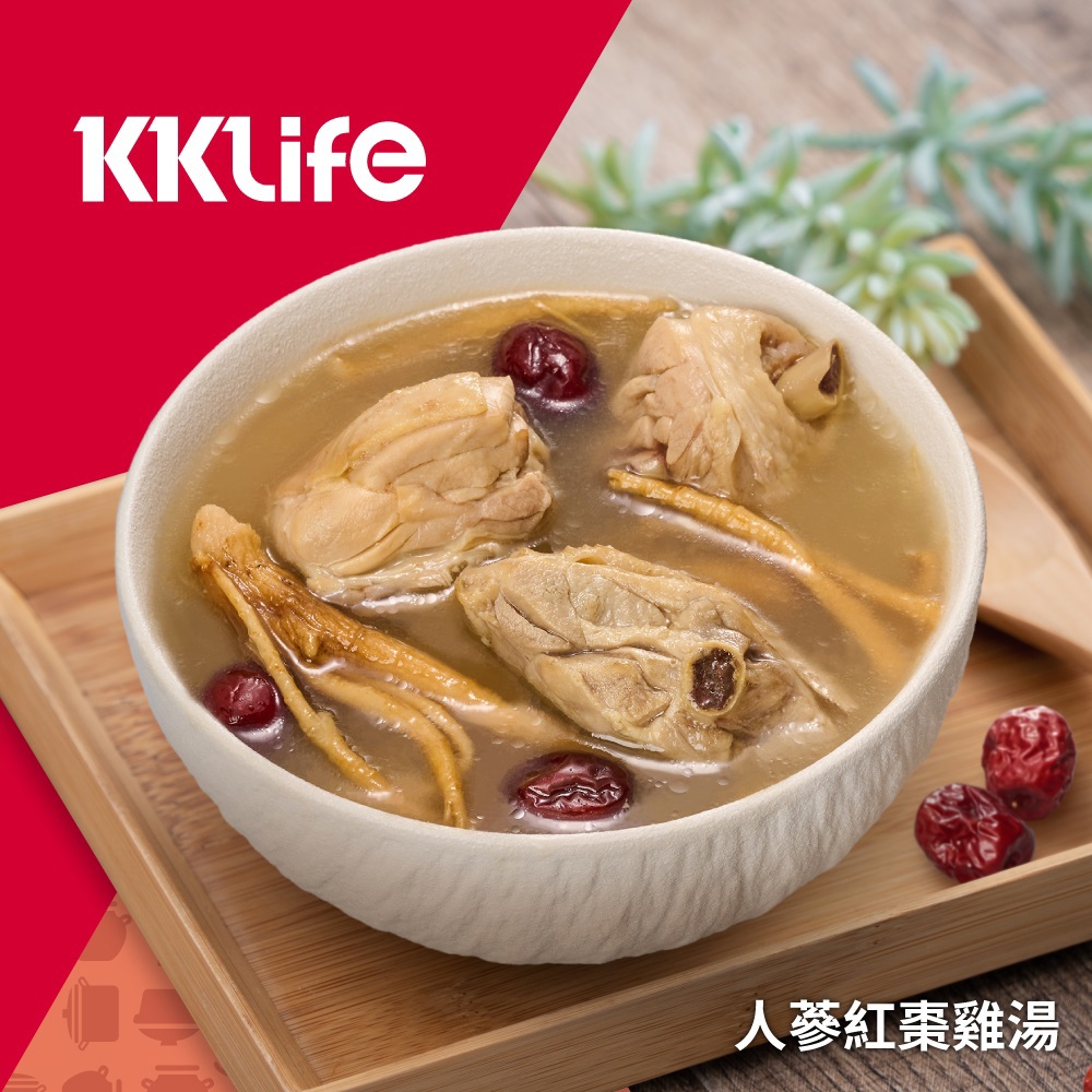 【KKLife】KKLife人蔘紅棗雞湯(500g)