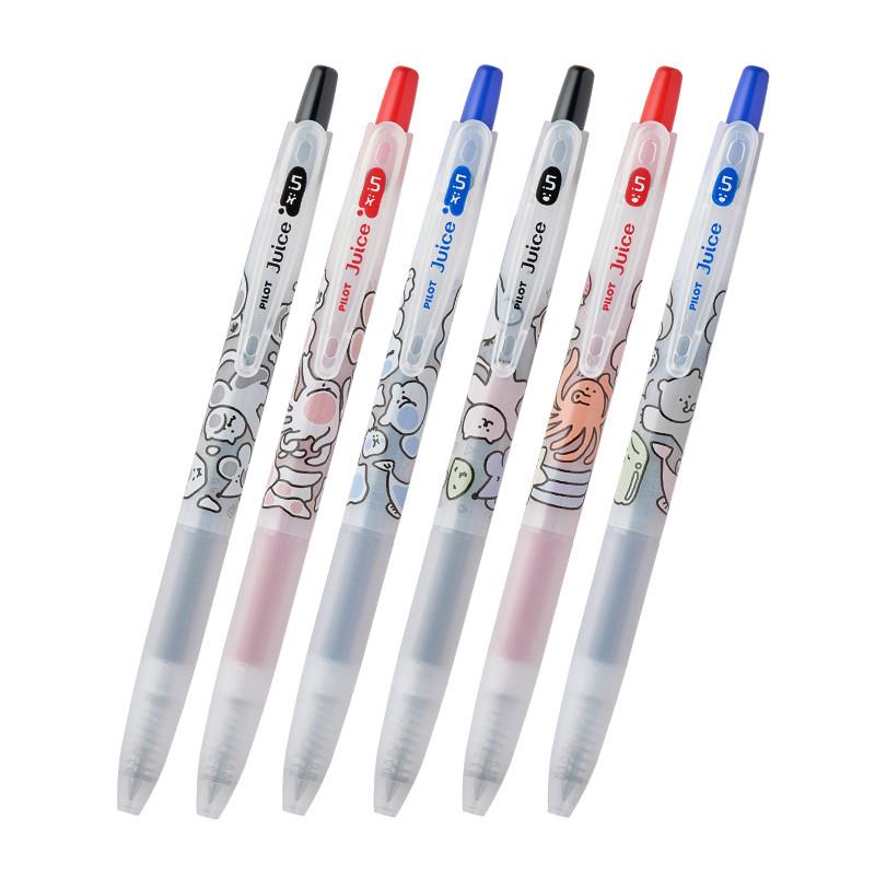 (限量)PILOT百樂 Juice果汁筆 壓力應援系列 0.5mm-6入組(無盒裝)