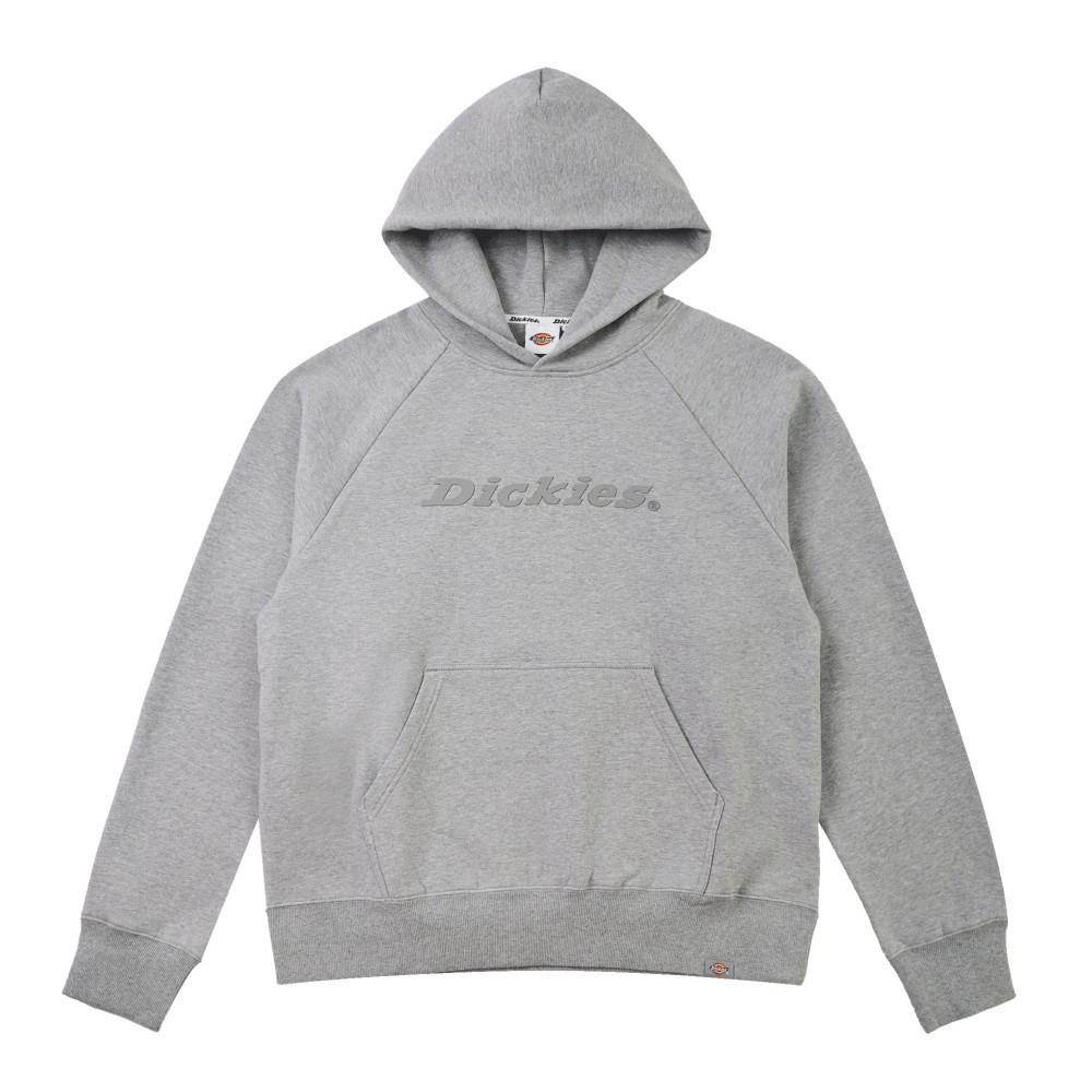 Dickies男款羽灰色胸前品牌文字Logo設計寬鬆連帽大學T|DK0A87RCCQ8