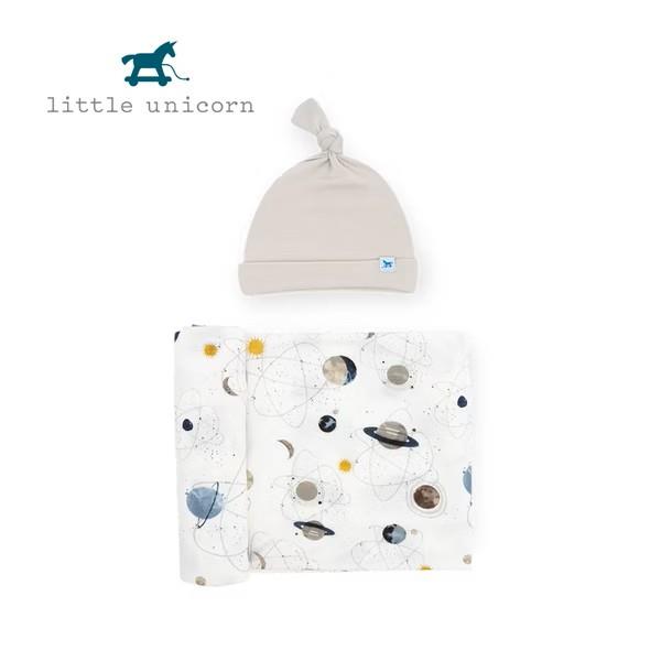 Little Unicorn 絲柔超彈帽子包巾禮盒組 決戰星球