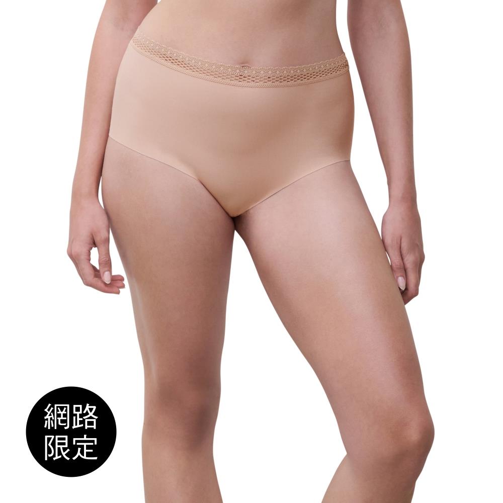 【Chantelle Lab】三角高腰內褲>S-L>沙漠膚(17OC7_00Q)【Cozy Chic】