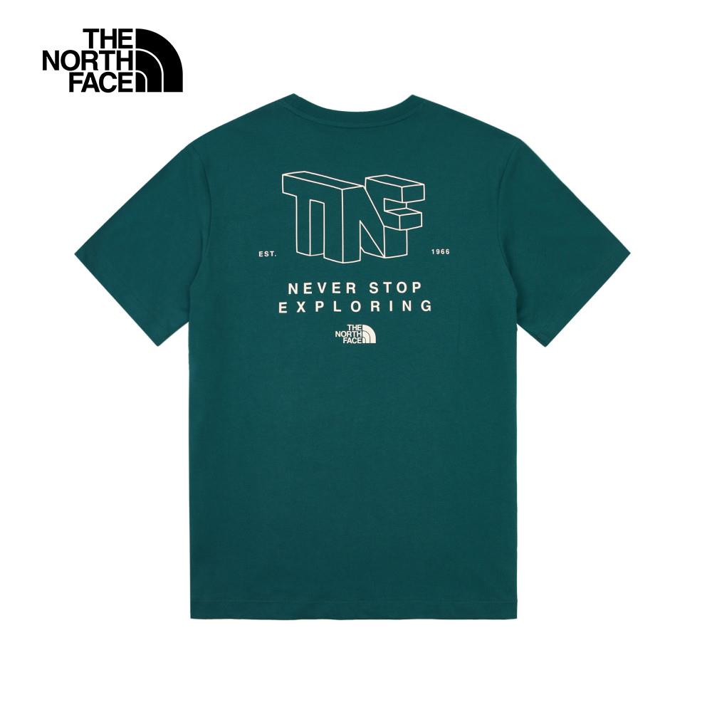 ❤️情侶款推薦❤️The North Face北面男女款綠色舒適透氣短袖T恤|8EYA6GI